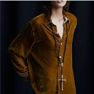 Free People Rosary Necklace